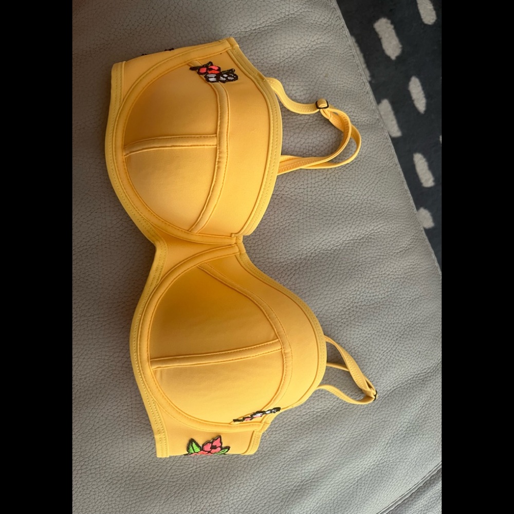Yellow Triangl Bikini - Picture 2 of 15